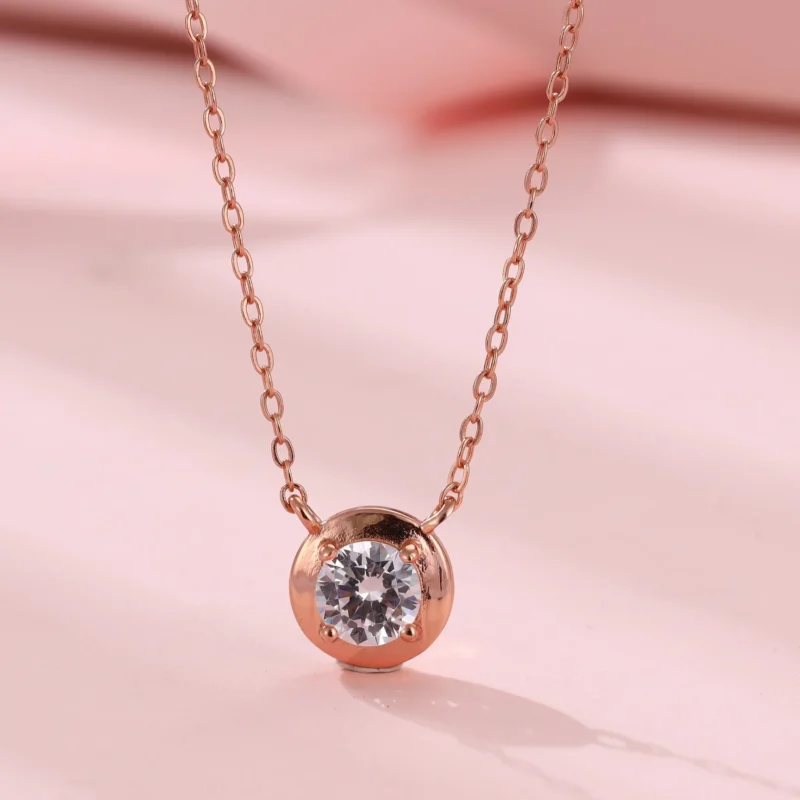 Sterling Silver Rose Gold Chain