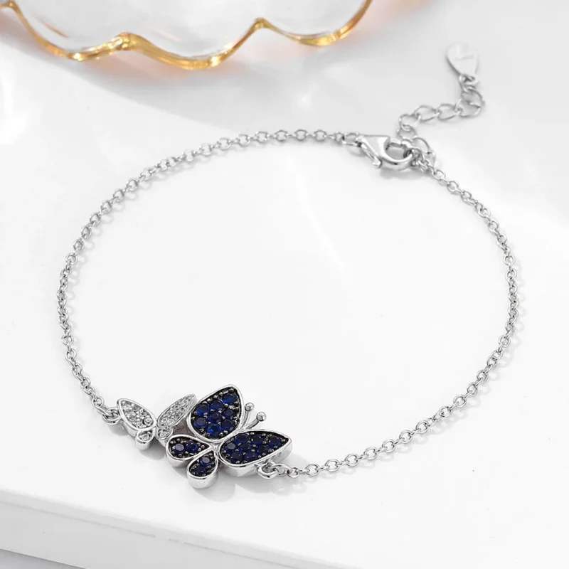 Blue Aura Statement Bracelet