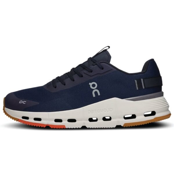 On Running Women's Cloudnova Form Black/Flame Running Shoes - Image 2