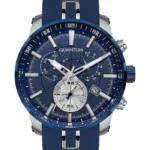 Quantum Men's Chronograph Dark Blue Dial Watch