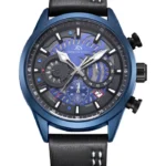 Kenneth Scott Men's Chronograph Blue Dial Watch