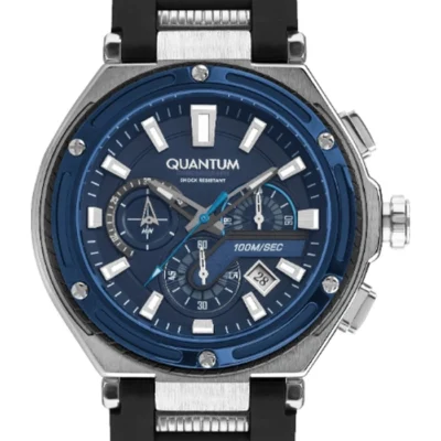 Quantum Men's Chronograph Dark Blue Dial Watch