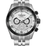 Tornado CELESTIA CHRONO Men's Chronograph White Dial Watch