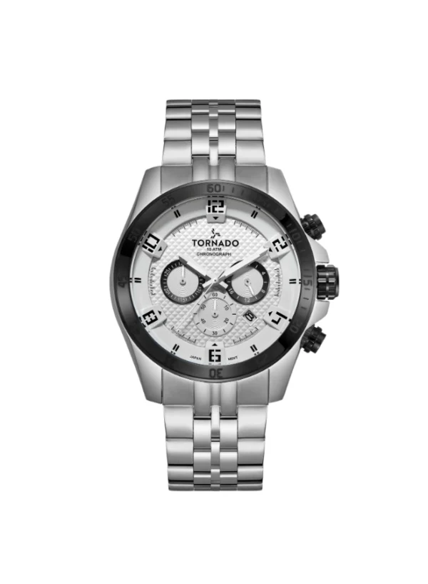 Tornado CELESTIA CHRONO Men's Chronograph White Dial Watch - Image 2