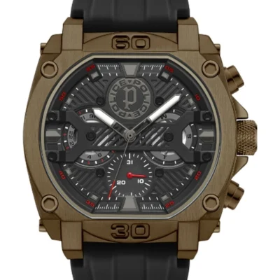 POLICE NORWOOD Men's Chronograph Black Dial Watch