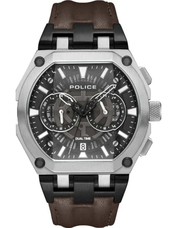 POLICE SHEILD Men's Chronograph Black Dial Watc