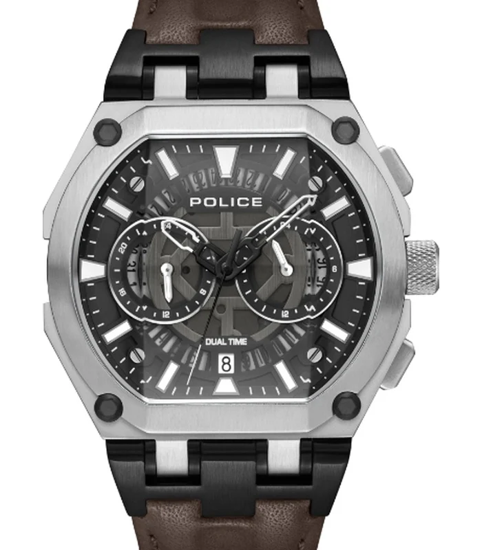 POLICE SHEILD Men's Chronograph Black Dial Watc