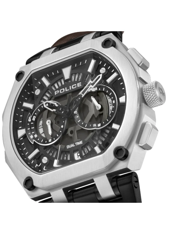 POLICE SHEILD Men's Chronograph Black Dial Watc - Image 5