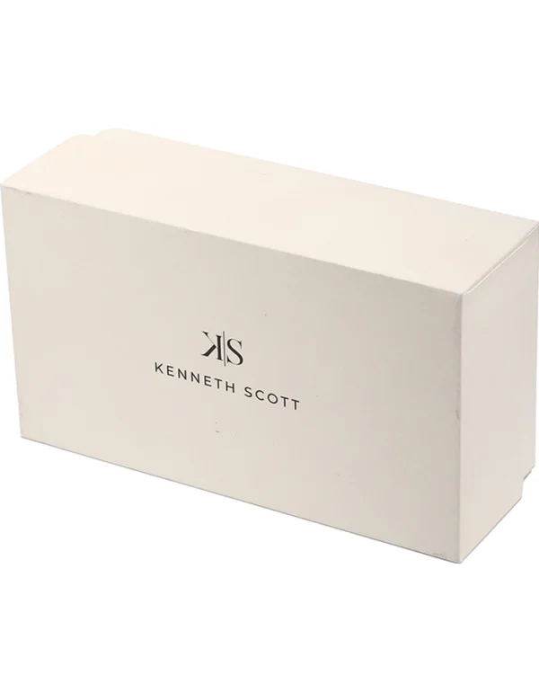 Kenneth Scott Men's White Dial Chrono & Multi Function Watch - Image 2