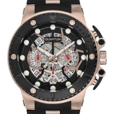 Quantum Men's Black Dial Chronograph - Men’s and Women’s Watches Uganda