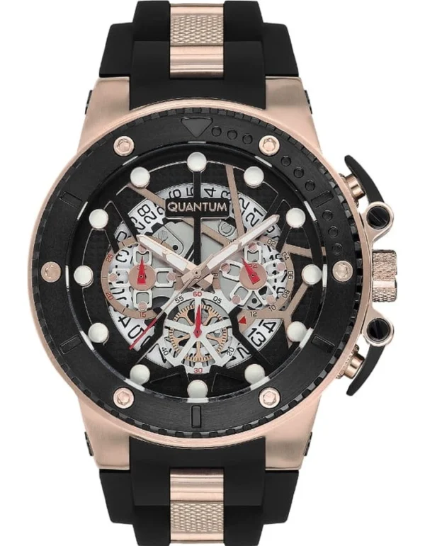 Quantum Men's Black Dial Chronograph - Men’s and Women’s Watches Uganda