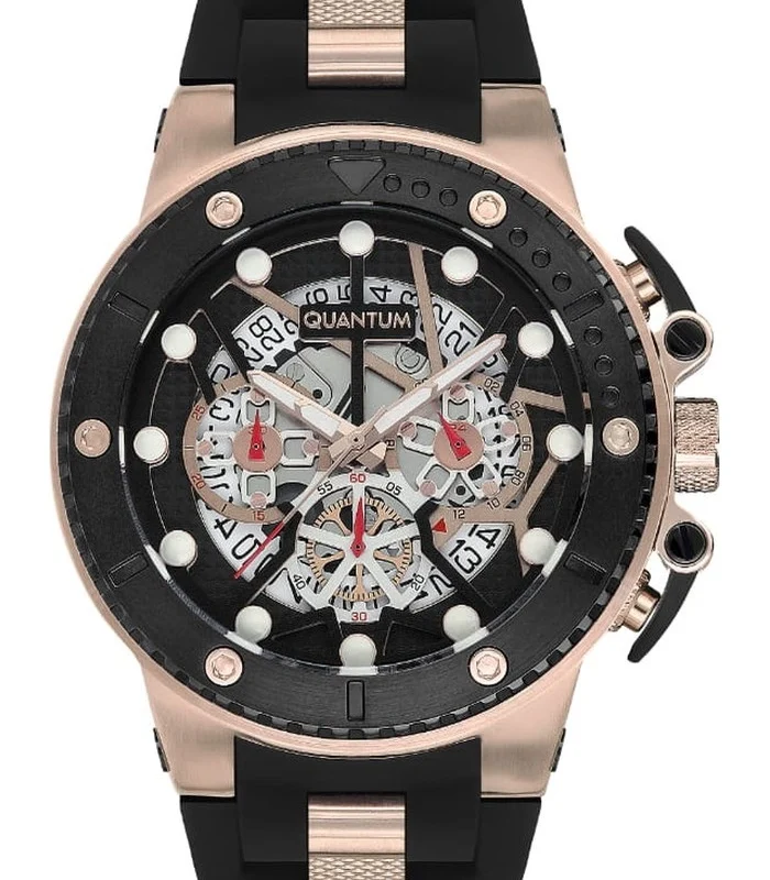 Quantum Men's Black Dial Chronograph - Men’s and Women’s Watches Uganda