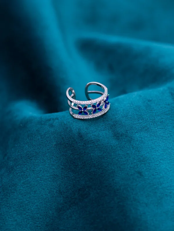 Floral Band Ring - Image 2