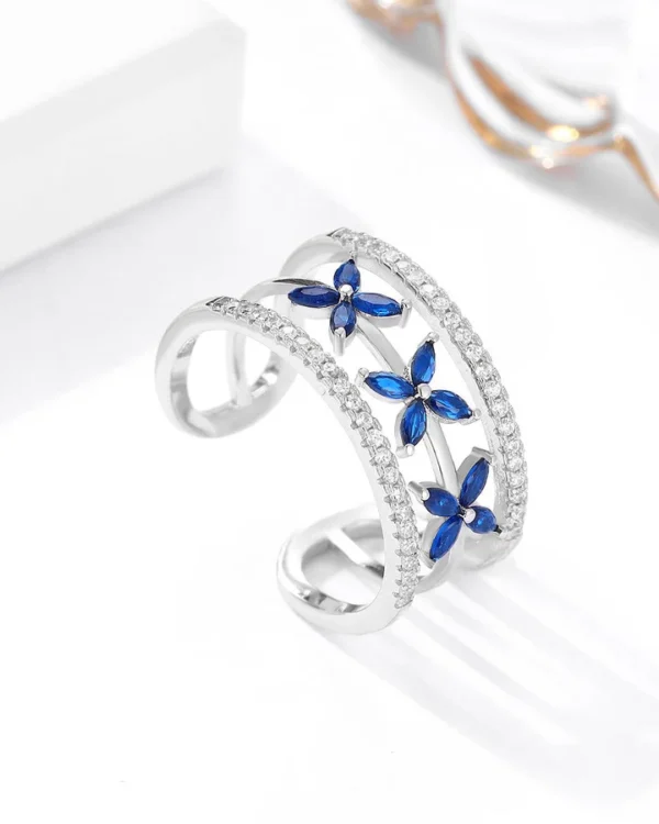 Floral Band Ring - Image 3