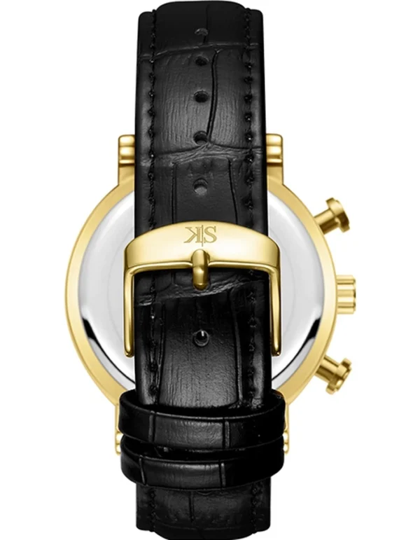 Kenneth Scott Men's White Dial Chrono & Multi Function Watch - Image 4