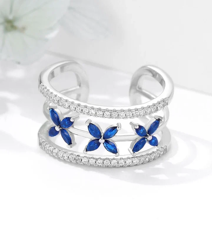 Floral Band Ring