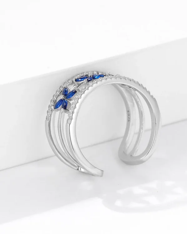 Floral Band Ring - Image 5