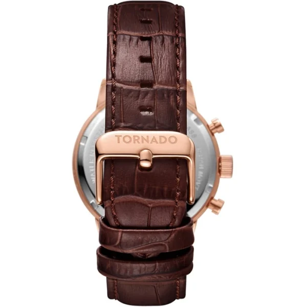 Tornado Celestia Elite Men's Ivory Dial Chronograph Watch - Image 4