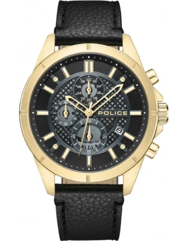POLICE BURBANK Men's Chronograph Black Dial Watch - Image 2