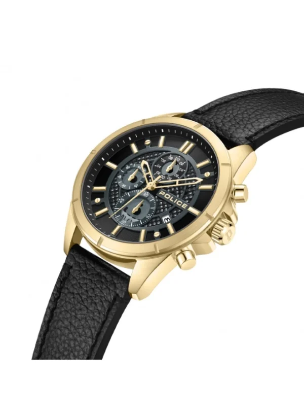 POLICE BURBANK Men's Chronograph Black Dial Watch - Image 3