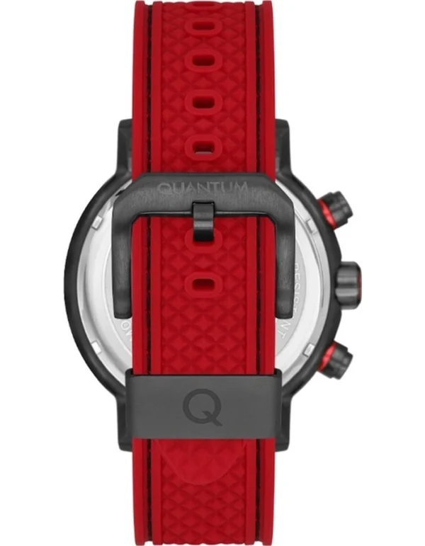 QUANTUM Men's Chronograph Red Dial Watch - Image 5
