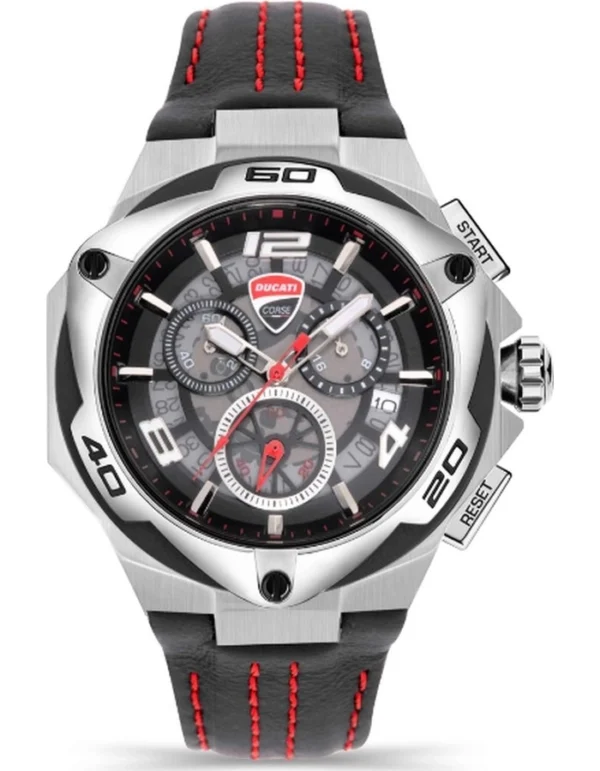 DUCATI MOTORE Men's Black Dial Chronograph Watch - Image 2
