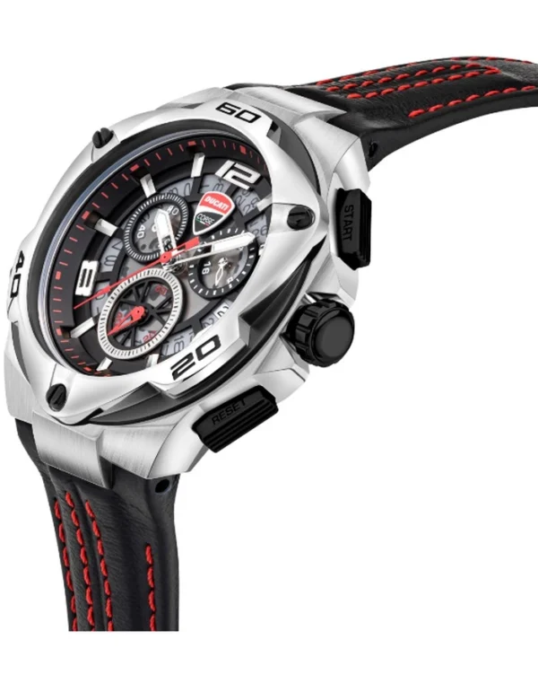 DUCATI MOTORE Men's Black Dial Chronograph Watch - Image 3