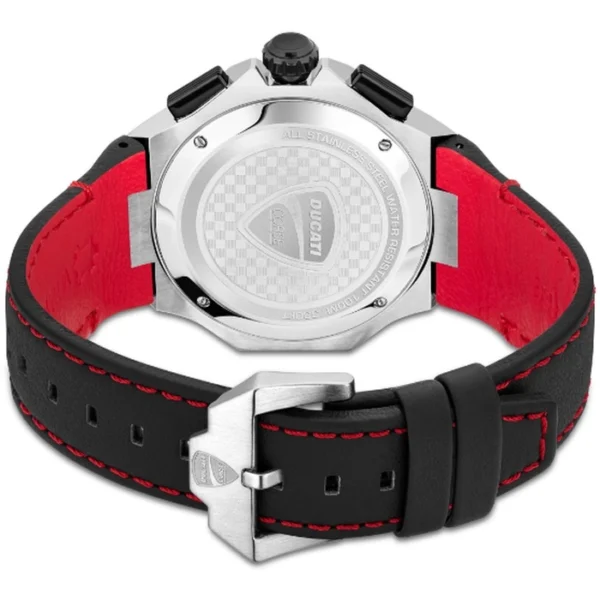 DUCATI MOTORE Men's Black Dial Chronograph Watch - Image 4