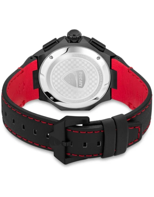 DUCATI MOTORE Men's Black Dial Chronograph Watch - Image 4