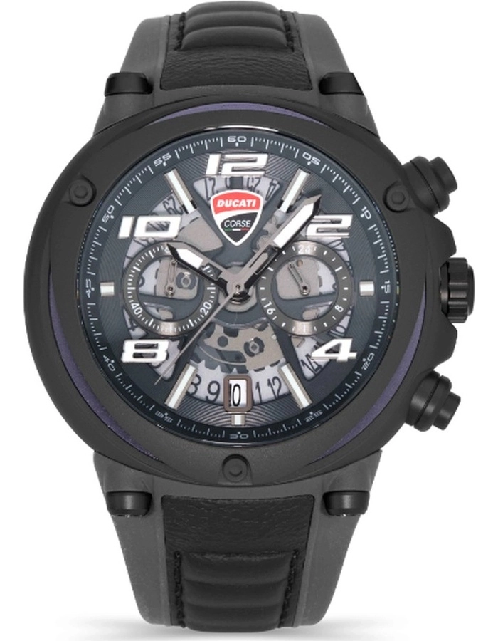 DUCATI PARTENZA Men's Grey Dial Chronograph Watch