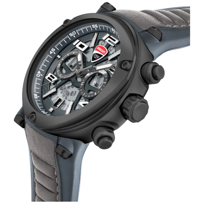 DUCATI PARTENZA Men's Grey Dial Chronograph Watch - Image 3