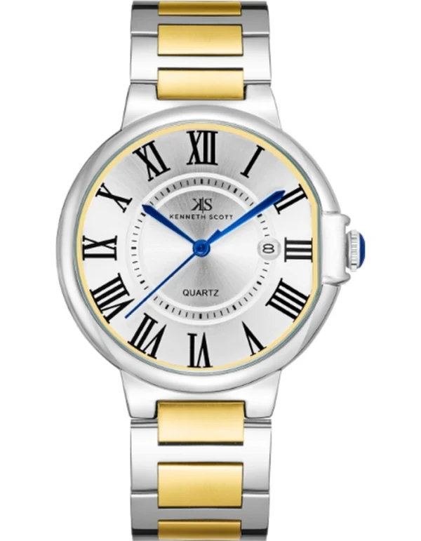 Kenneth Scott Women's Analog White Dial Watch