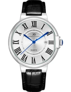 Minimalist Kenneth Scott Women's Analog Watch with White Dial