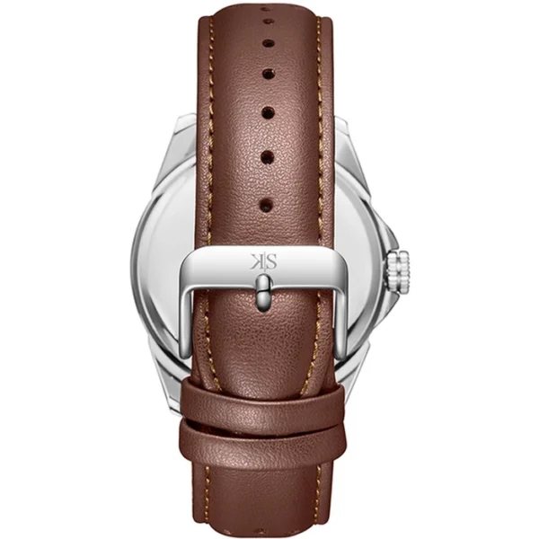 Kenneth Scott Men's White Dial Analog Watch - Image 3