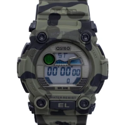 Astro Men's Grey Dial Digital Watch