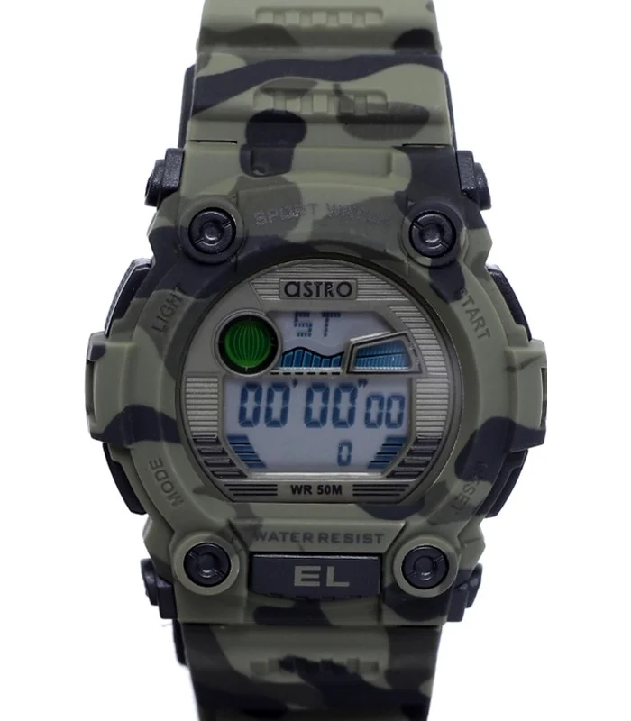 Astro Men's Grey Dial Digital Watch
