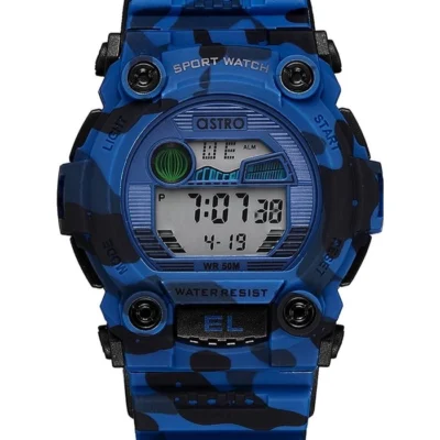 Astro Men's Digital Blue Dial Watch