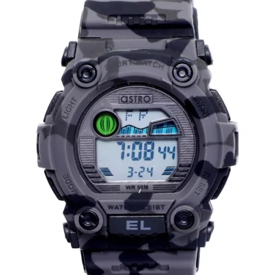 Astro Men's Digital Grey Dial Watch