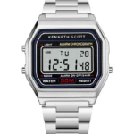 Kenneth Scott Men's Digital Black Dial Watch