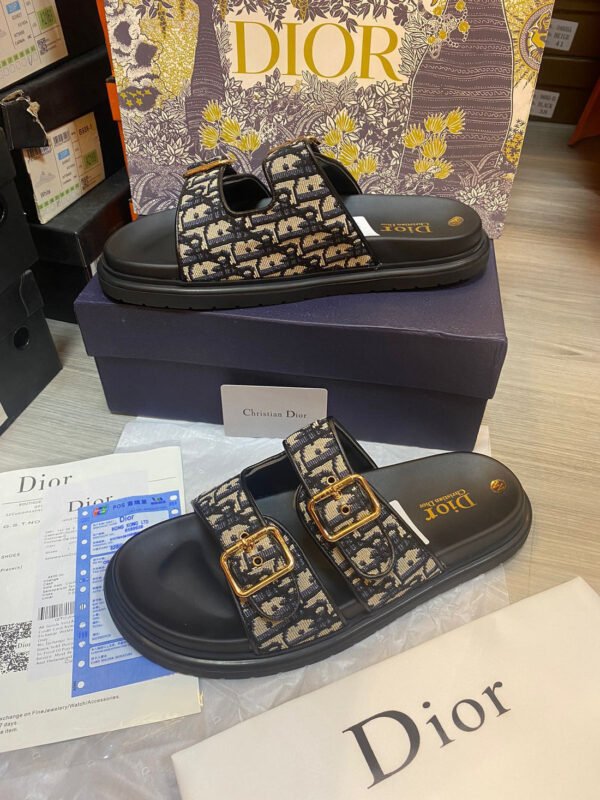 Dior Aqua Sandals - Image 4
