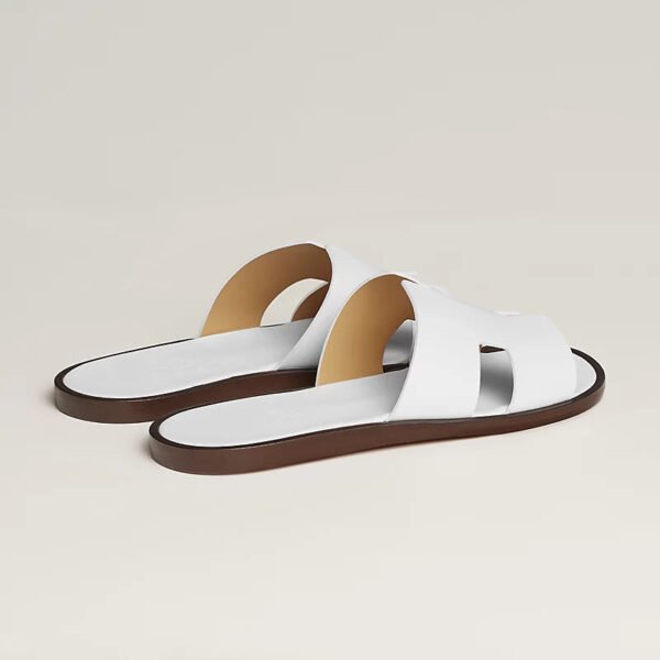 Hermes White Izmir Sandal - Image 4