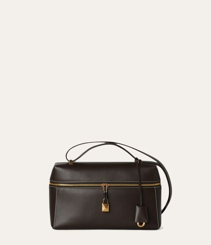 Loro Piana Ostrich Leather Vanity Bag