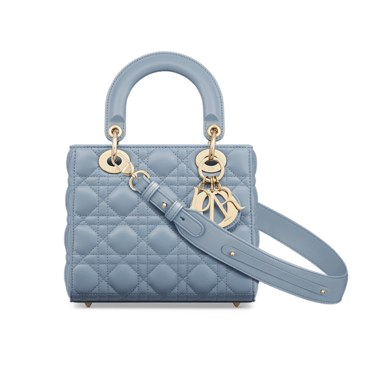 Lady Dior Light Blue Bag