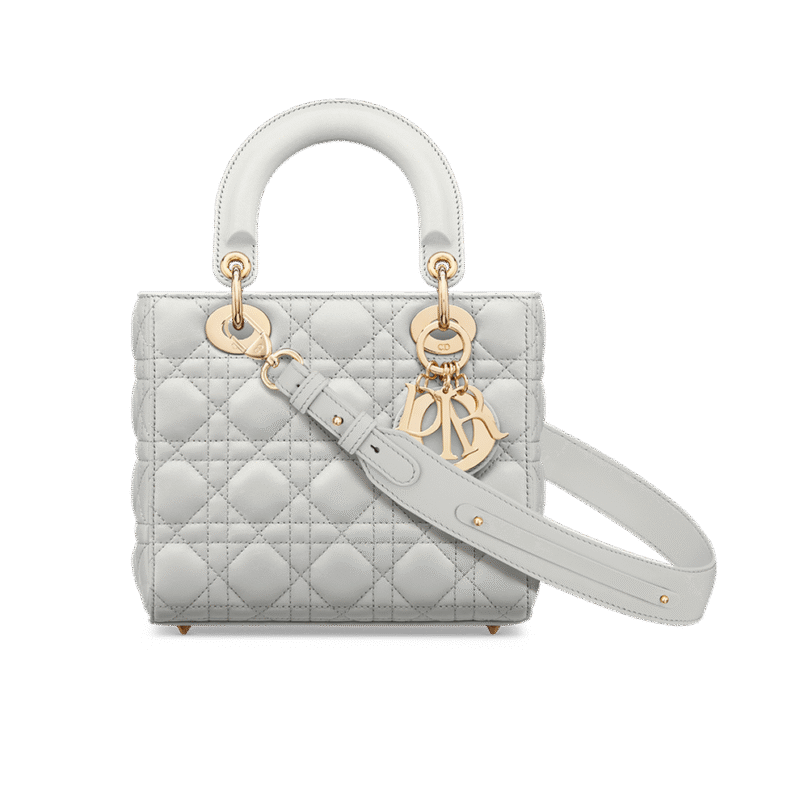 Lady Dior Grey Bag