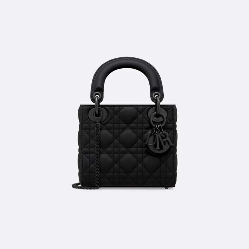 Lady Dior Bag – Black Matte Cannage