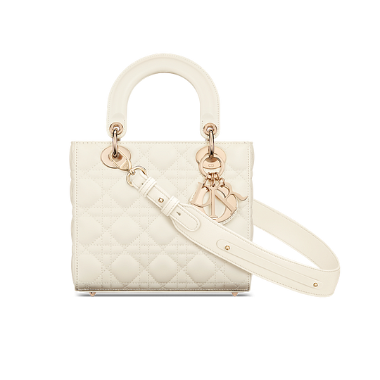 Lady Dior Bag – White Cannage Quilted Leather