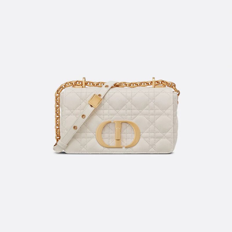 Dior 30 Montaigne Bag – White Cannage