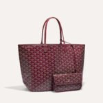 Goyard Saint Louis GM Tote – Burgundy Goyardine Canvas with Pouch