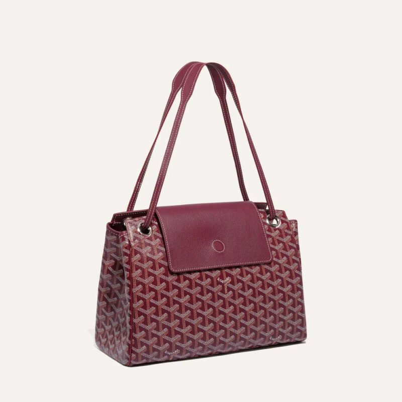 Goyard Anjou PM Bag – Burgundy Goyardine Canvas & Leather