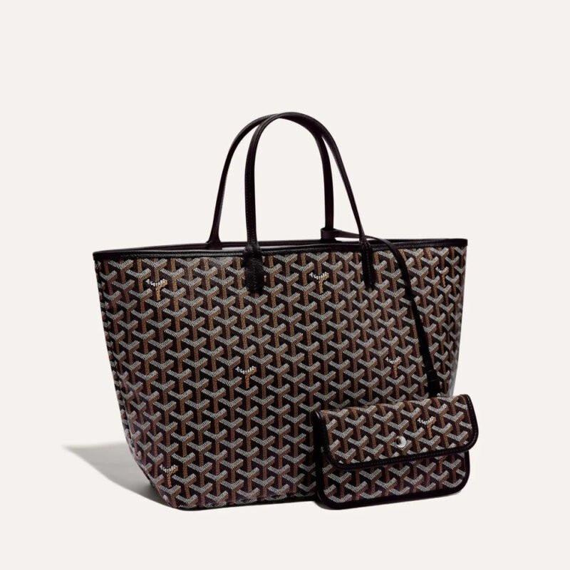 Goyard Saint Louis GM Tote Bag – Black Goyardine Canvas